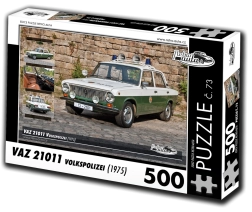 Puzzle Retro auta VAZ 21011 Volkspolizei 500 elementów