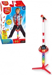 Dziecięcy mikrofon na baterie z efektami dźwiękowymi