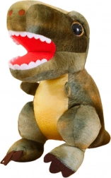 Pluszowy dinozaur z fakturą skóry, zielony, 32 cm