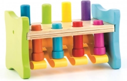 Woody zabawka do wbijania Up and Down drewniana