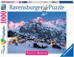 Puzzle Ravensburger Murren z Berneńskiego Oberlandu 1000 elementów