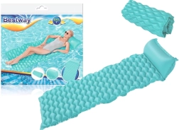 Nadmuchiwane plażowe leżakowisko 213 × 86 cm Bestway – Turkusowy