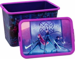 Pojemnik do przechowywania K-Pop Demon Hunters z pokrywą na klips 23 l