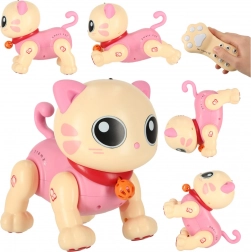 Interaktywna zabawna robotyczna kotka na zdalne sterowanie