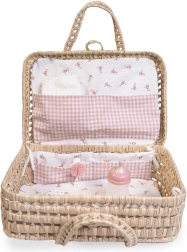 Wiklinowa walizeczka z wyposażeniem dla lalki ANTONIO JUAN