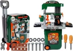 Zestaw narzędzi w kufrze Warsztatowa piła Śrubokręt