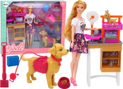 Zestaw doświadczeń z lalką i zwierzątkami – opieka weterynaryjna i grooming