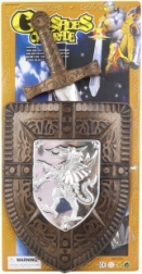 Dziecięcy rycerski zestaw miecz i tarcza