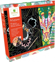 Kreatywny Zestaw Artissimo XXL - Wydrapywanie i Posypywanie Piaskiem Zwierzęce Portrety