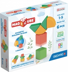 Geomag Magicube Shapes – magnetyczna układanka dla najmłodszych, 6 elementów