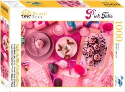 Puzzle Brain Tree Różowo położone