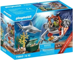 Playmobil łowcy skarbów z łodzią podwodną