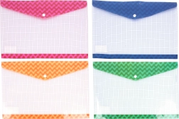 Kolorowa teczka z zatrzaskiem 36x26 cm