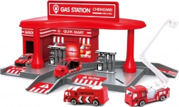 Remiza strażacka z 2 autkami