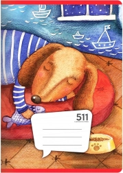 Zeszyt A5, 10 kartek – w linie z linią pomocniczą