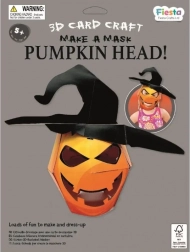 Fiesta Crafts Zestaw kreatywny 3D maska Dynia