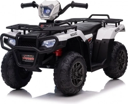 Elektryczny samochodzik czterokołowiec BABY MIX, biały