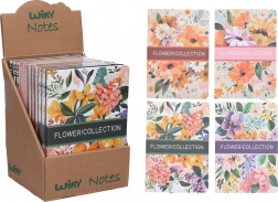 Liniowany notes Kwiecie 21 × 14,5 cm, 80 stron