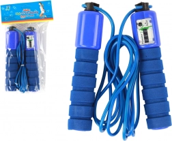 Niebieska skakanka z licznikiem 280 cm