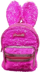 Błyszczący plecak GIRABRILLA króliczek fioletowy