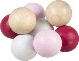 Detoa Kulki na sznurku różowe