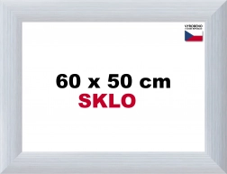 Aluminiowa rama do puzzli 60 × 50 cm – srebrna Alaska