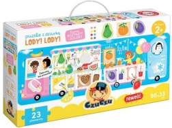 Puzzle z otworami Lody! Lody!