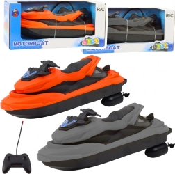 RC skuter wodny 1:42 – szary lub pomarańczowy