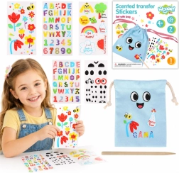 Woopie Art&Fun kreatywny zestaw do ozdabiania saszetki naklejkami