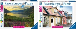 Zestaw dwóch puzzli 2 × 1000 elementów RAVENSBURGER
