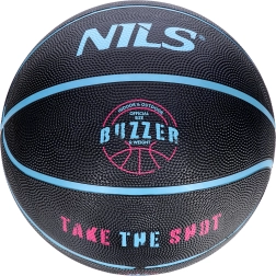 Piłka do koszykówki NILS Buzzer rozmiar 7 – czarna