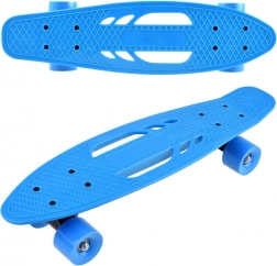 Dziecięcy penny skateboard z uchwytami do 50 kg – Niebieski