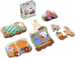 wielkie puzzle maszyny budowlane