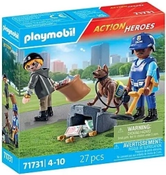 Playmobil Poszukiwania z psem policyjnym