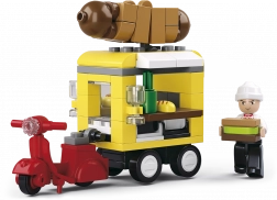 Sluban Town Ulica handlowa – wóz z hot-dogami