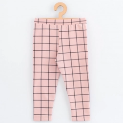 dziecięce dresowe legginsy New Baby Kindergarten różowe