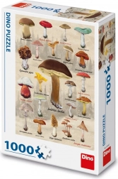 Dino Puzzle grzyby kolaż 1000 elementów