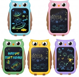 Dziecięcy tablet LCD do rysowania Sowa 8,5" z kolorowym wyświetlaczem i rysikiem