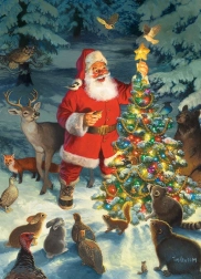 Puzzle COBBLE HILL Choinka Świętego Mikołaja 1000 elementów