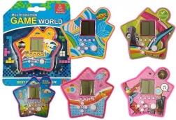 Kieszonkowa elektroniczna gra Tetris – różowa gwiazda