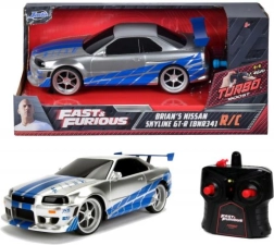 RC auto Nissan Skyline GT‑R R34 Szybcy i wściekli 1:24