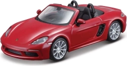 Bburago 1:32 - Porsche 718 Boxster - Ciemnoczerwony, Żółty