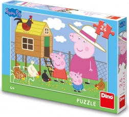 puzzle Peppa Pig kurki 24 elementów