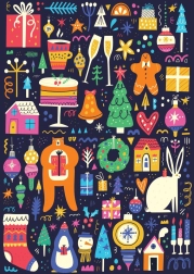 Puzzle zimowe ferie 1000 elementów Yazz