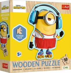 drewniane puzzle 50 elementów MINIONKI / JA, MINIONEK 4