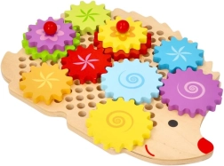 Drewniany jeż z zębatkami LELIN