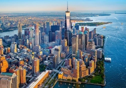 puzzle 500 elementów Zachód słońca nad Manhattanem