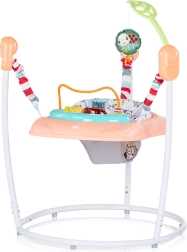 Chipolino skoczek dla niemowląt Jumpy Car różowy