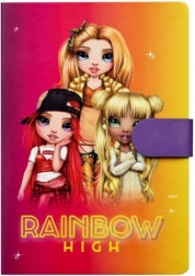 Notatnik z magnetycznym zamknięciem Rainbow High A6