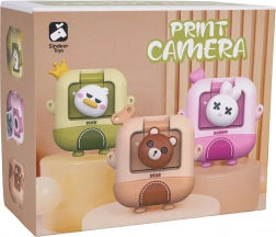 Dziecięcy aparat fotograficzny z natychmiastowym termicznym drukiem Miś